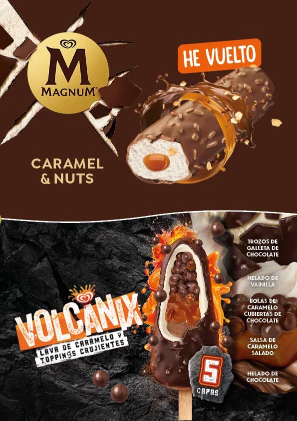 NUEVO Volcanix y Caramel&Nuts