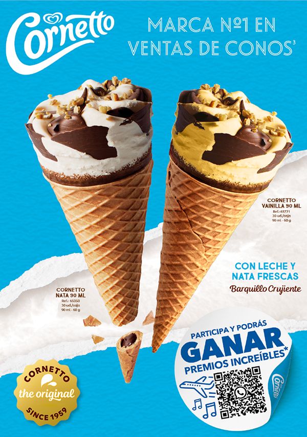 Cornetto Nata o Vainilla